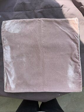 Pottery Barn Velvet Dusty Rose Accent Pillow Cover